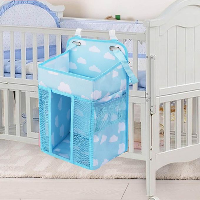 Bag Bedside Hanging Storage Bag Accessorie Pocket  Toys Blue
