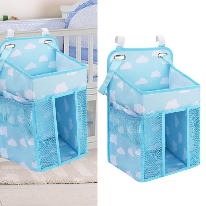 Bag Bedside Hanging Storage Bag Accessorie Pocket  Toys Blue
