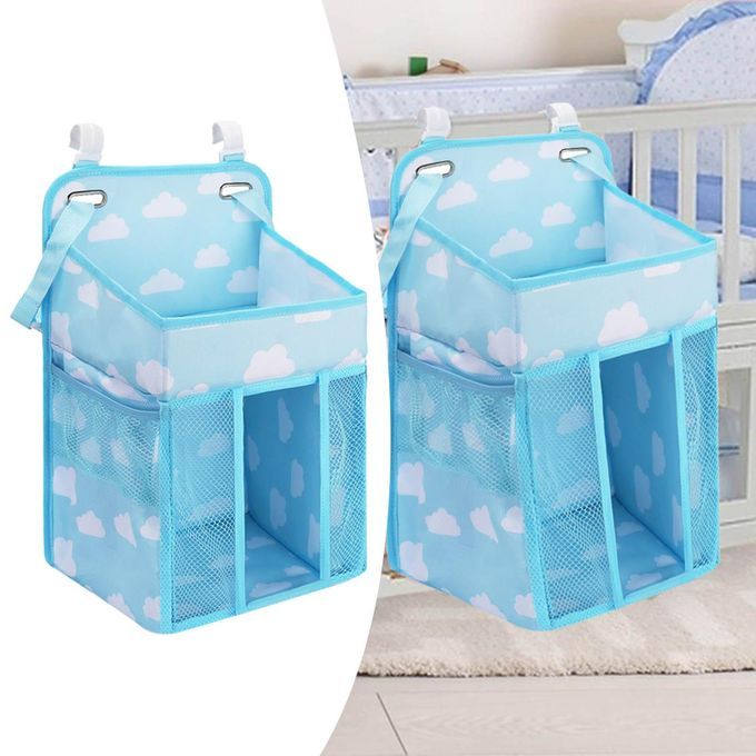 Bag Bedside Hanging Storage Bag Accessorie Pocket  Toys Blue