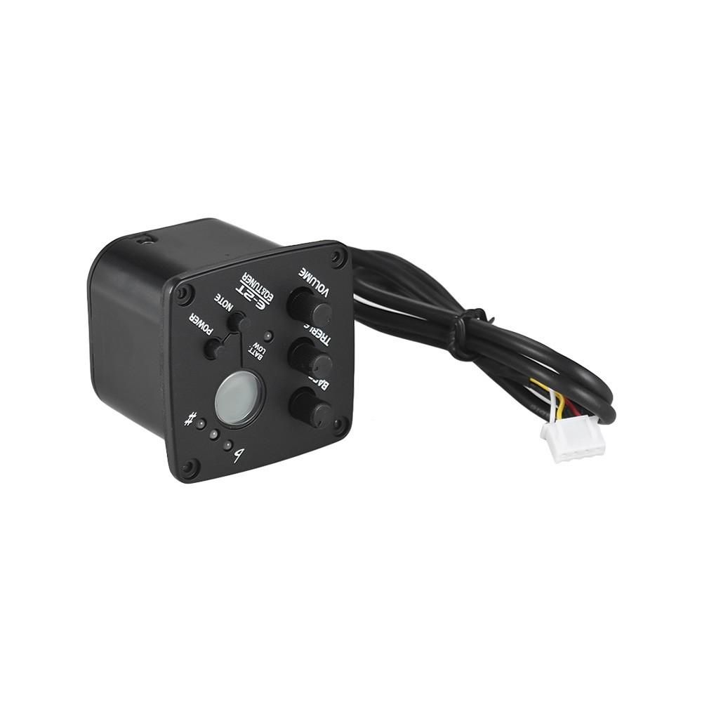Acoustic Guitar 2-Band EQ Equalizer Tone and Volume Amplifier Preamp Piezo Pickup 6.35mm XLR with LCD Display