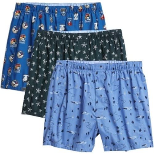 Ambassador Printed Boxer's - 3 Piece