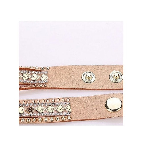 Women's Studded Watch With Love Bracelet Band