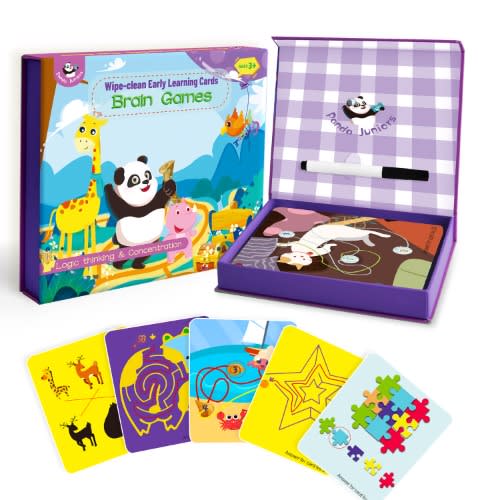 Brain Games Early Learning Cards , Preschool Educational Toys For Kids