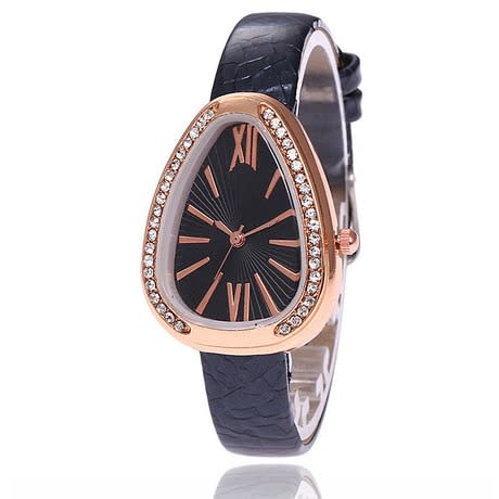 Triangle Shape Women's Watch-Black