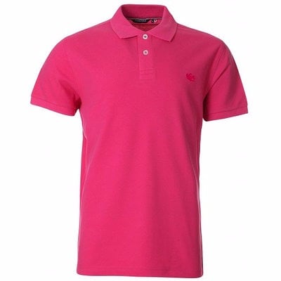 Men's Short Sleeve Polo Shirt - Pink