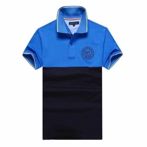 Shortsleeve Polo - Blue & Black