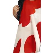 Color Block Shift Dress- Red
