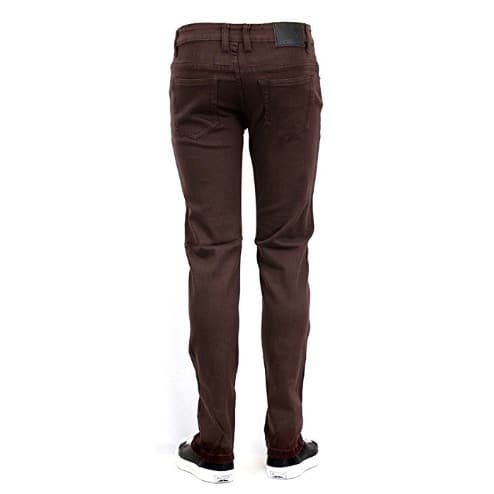 Men's Skinny Jeans with Comfort Stretch - Brown
