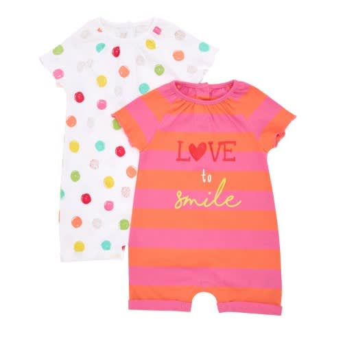 Smile Romper Set - Pack Of 2