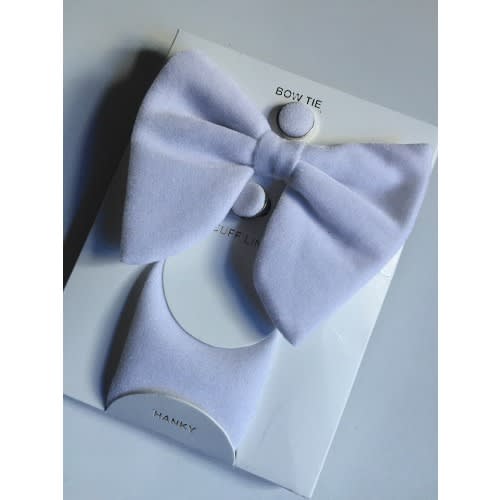 Giant Stylish Men's Bow Tie - White