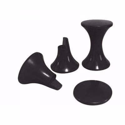 Kitchen And Dining Plastic Stool - Black - 45cm Height