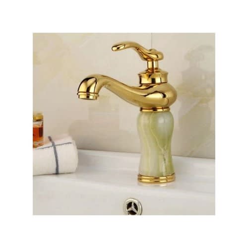 Gold Ceramic Basin Mixer