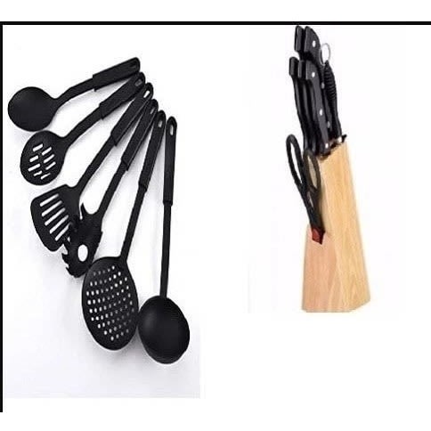 Knife Set And Non Stick Spoon