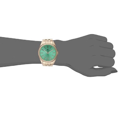 Women's Analog Display Quartz Rose Gold Watch - OC7412