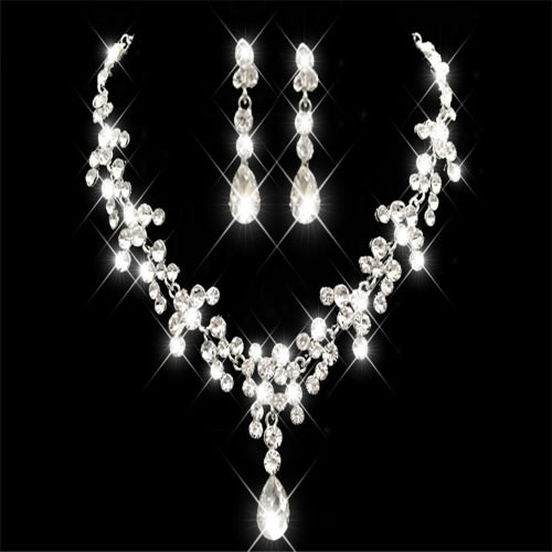 Bridal Jewelry Set - Silver