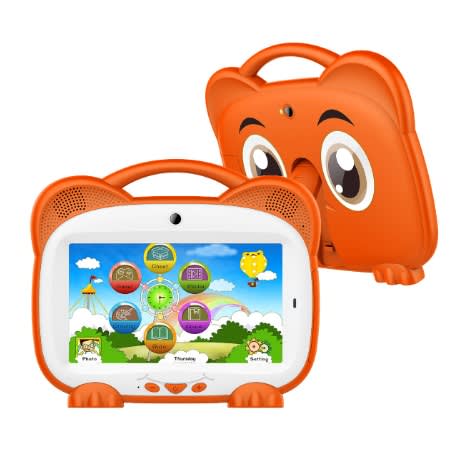 Modio M710 Kids Tablet - 7-INCH - 32GB ROM - 2GB RAM - 4G LTE - Zoom + Google Meet - Orange