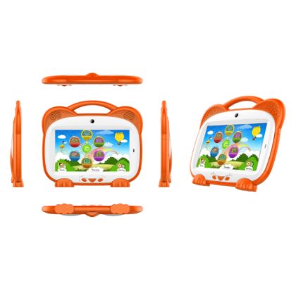 Modio M710 Kids Tablet - 7-INCH - 32GB ROM - 2GB RAM - 4G LTE - Zoom + Google Meet - Orange