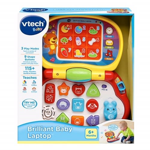 Brilliant Baby Laptop Teaches Colours, Shapes & Music