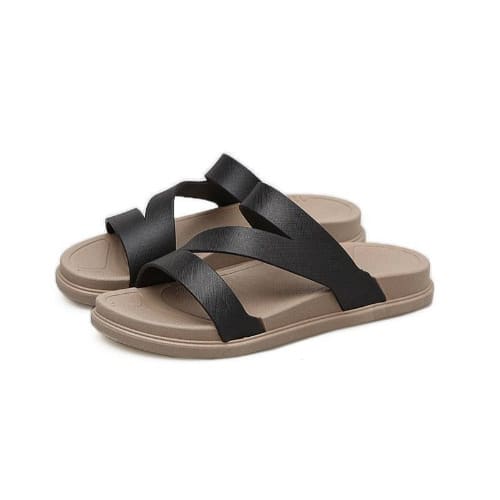 Ladies Rubber Slide - Black
