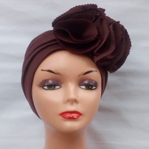 Coffee Rose Turban