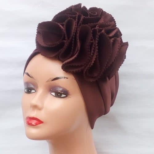 Coffee Rose Turban