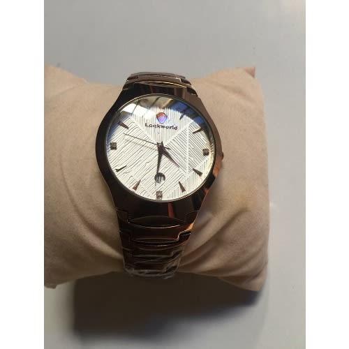 Unisex Luxury Bracelet Strap Wrist Watch- Brown