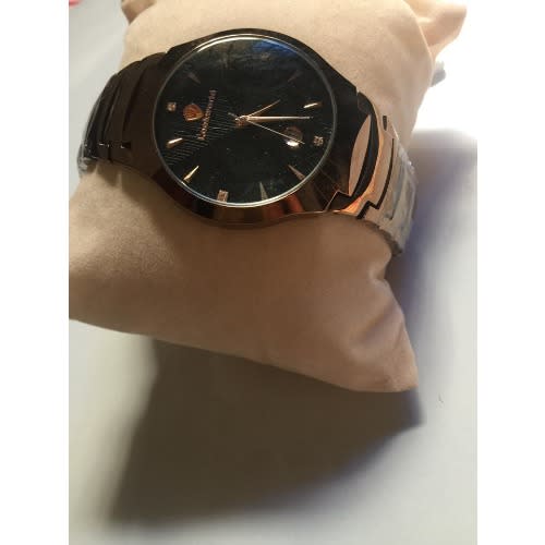 Ceramic Unisex Bracelet Strap Watch - Brown
