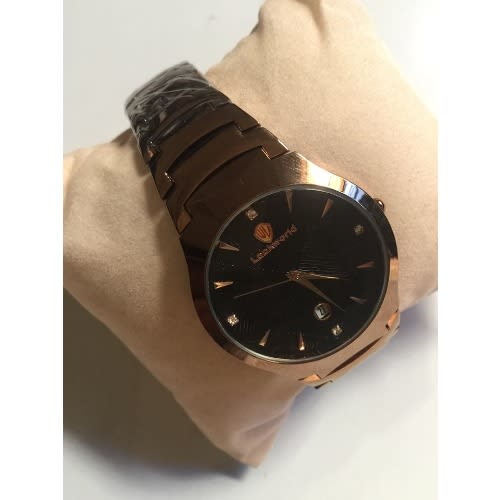 Ceramic Unisex Bracelet Strap Watch - Brown