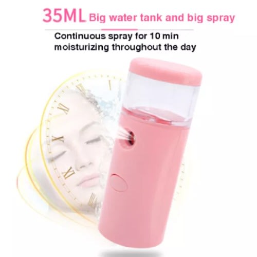 Nano Mist Spray Atomization Mister Face Facial Moisturizing Tool Steamer Humidifier
