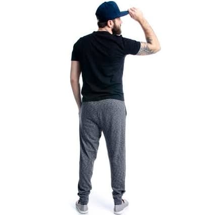 2-in-1 Thick Joggers Pant - Dark Grey & Black