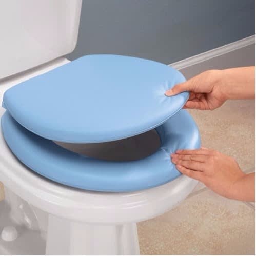 Soft Toilet Seat - Blue