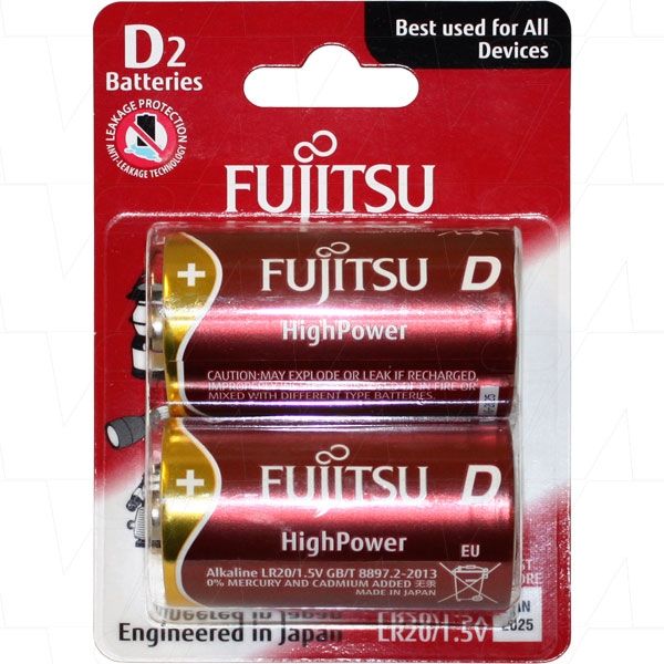 D High Power Alkaline Battery