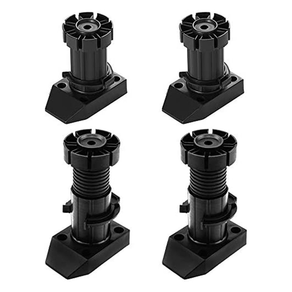 12PCS Furniture Legs Adjustable Height 50mm Plastic Cabinet