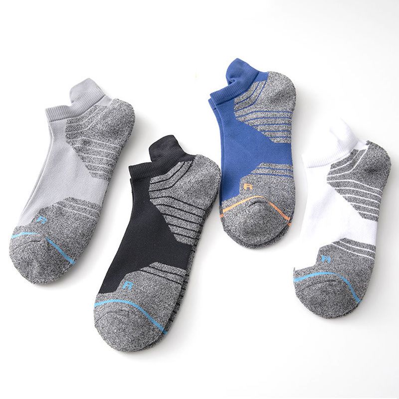 Men's Ankle Socks,Trainer Running Socks,Low Cut Socks For Sports (4 Pairs)