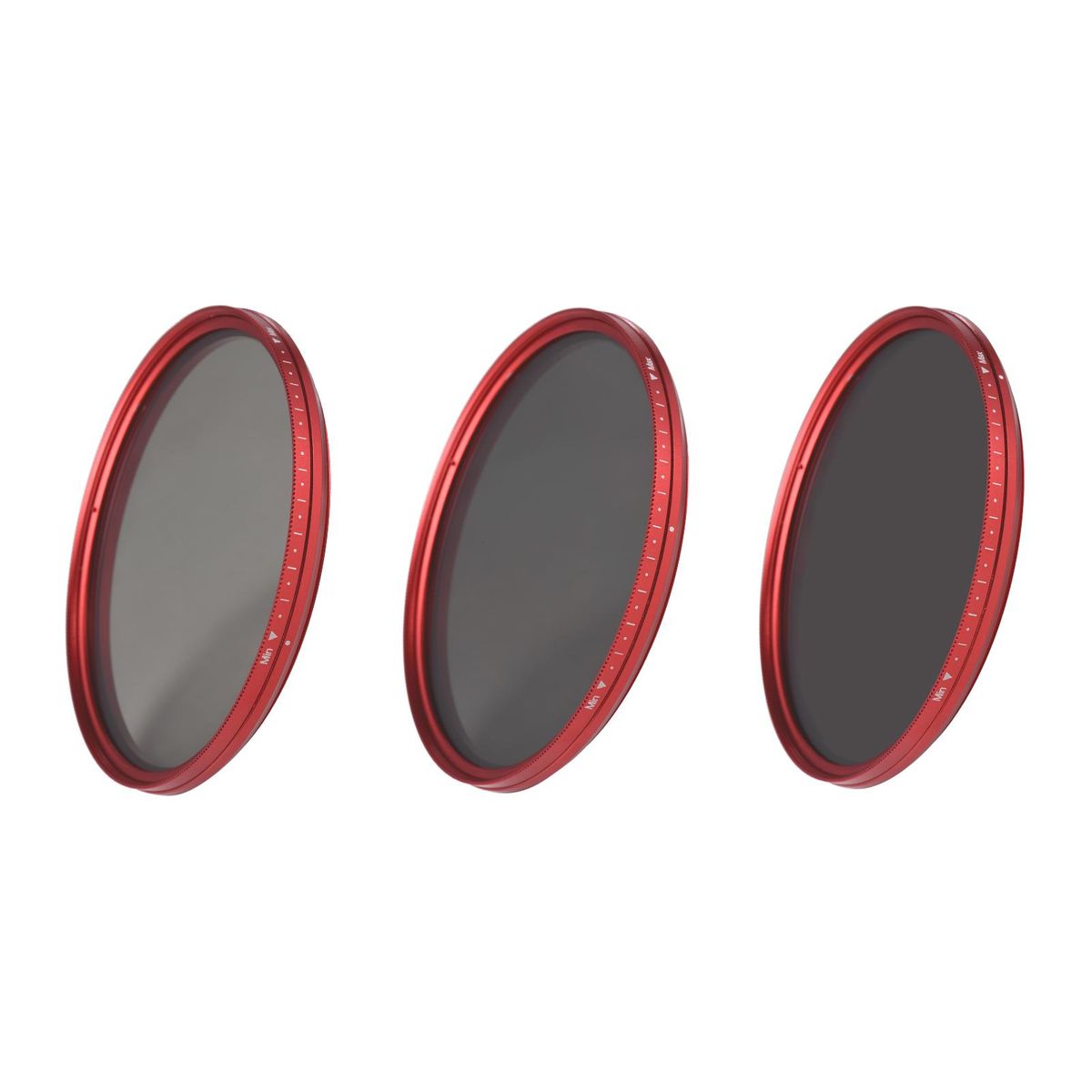 FOTGA 82mm Slim ND Fader Variable Filter Neutral Density ND2 to ND400 Red Replacement for Canon Nikon DSLR Camera