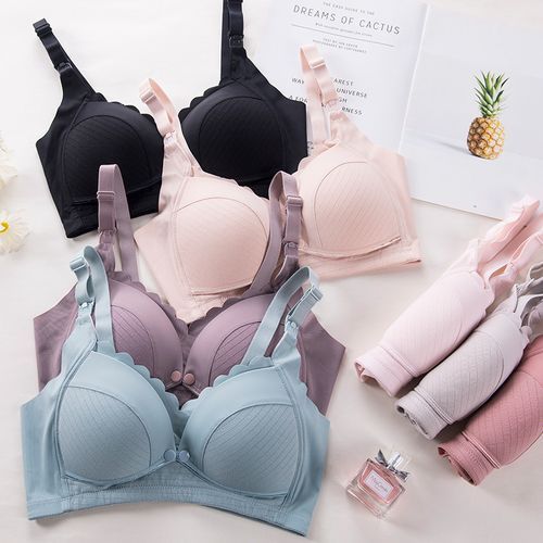 New Fashion Cotton Breastfeeding Bras Mothers Feeding Nursing Pregnancy Women