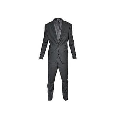 Mosaique Fitted Suit - Grey