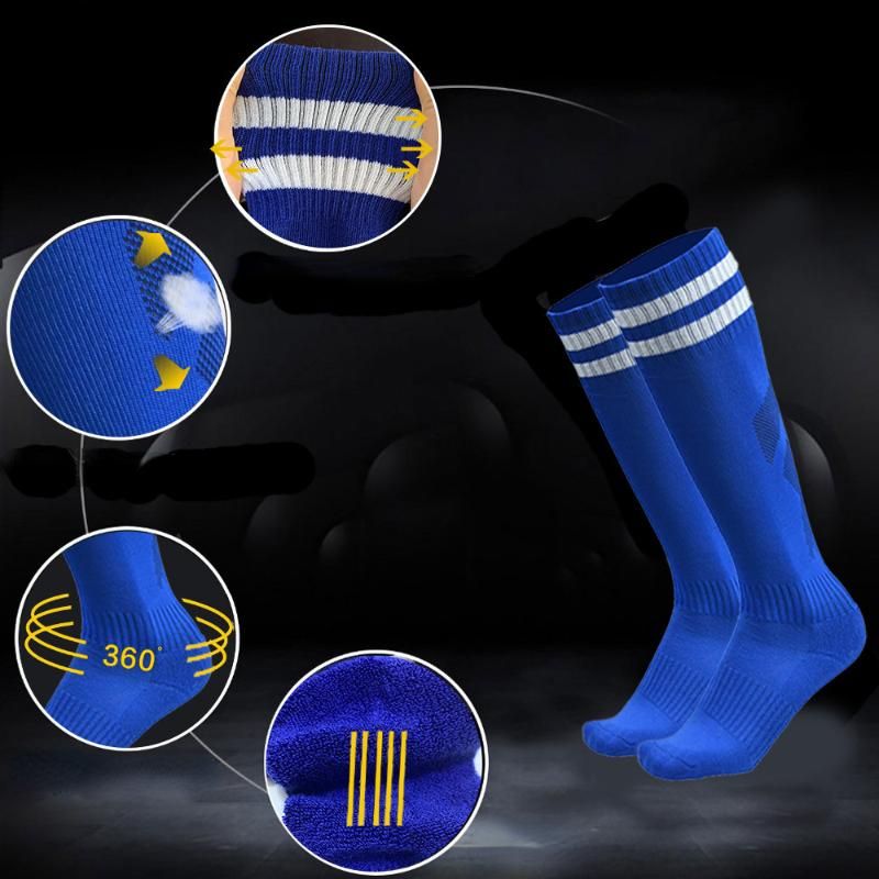 Football Sports Socks Long Knee Cotton Spandex Kids Legging Stockings Soccer Baseball Ankle Adults Children Socks Baloncesto New