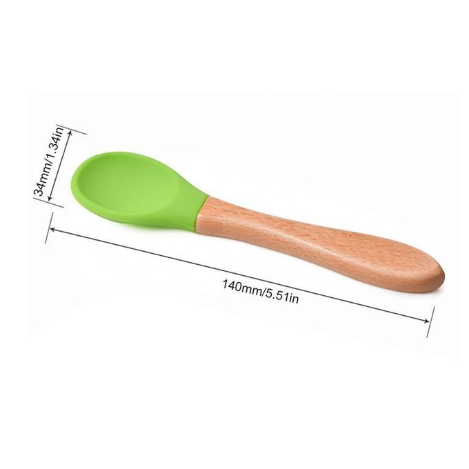 2 P S Sili One Spoon Fork Feeding Set Kid Plates Toddler Feeding A Essories-28- Olor Optional