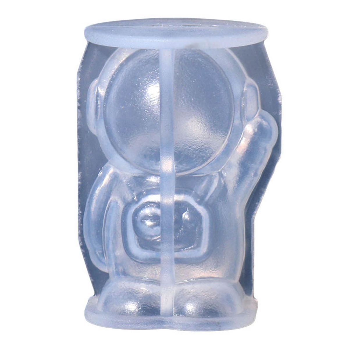 Soap Mold 3D Astronaut Shaped Ice Cube Mould White