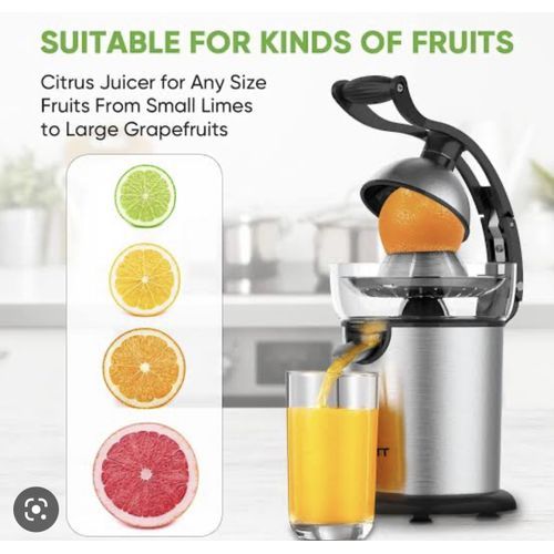 Powerful Stainless Steel Electric Citrus Juicer With 130W