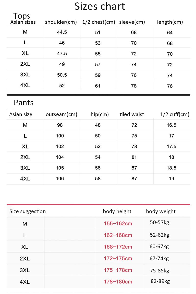 Two-piece Outdoor Zipper Hoodie Pants Men Set Sweatsuit