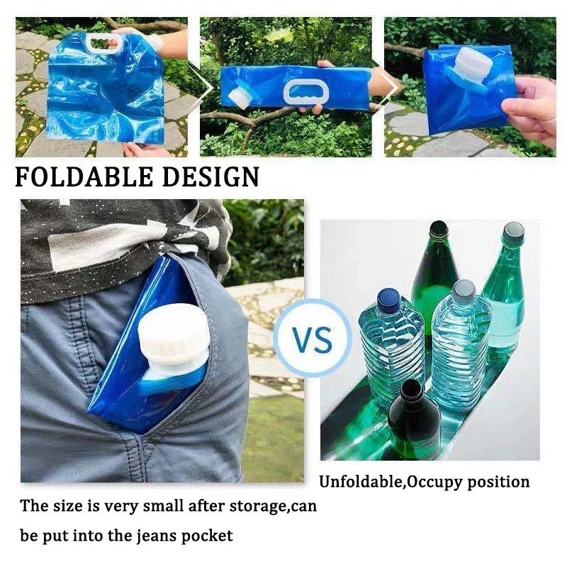 MOYOYO Utdoor Foldable Drinking Water Carrier Container
