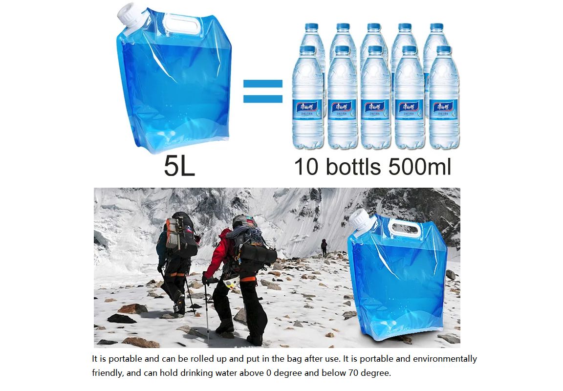 MOYOYO Utdoor Foldable Drinking Water Carrier Container