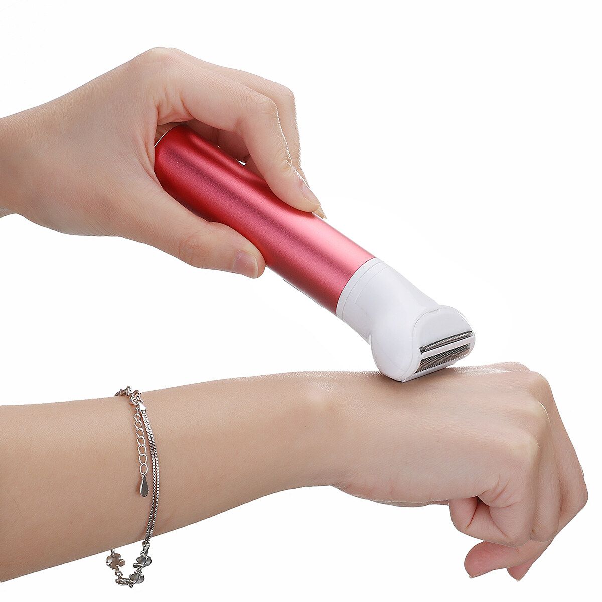 Electric Epilator Women's /Bikini Trimmer Waterpoof USB Pink