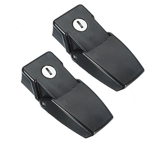 Metal Locking Hood Catch Latches Plastic Cover Fits For 2007-2016 Jeep Wrangler