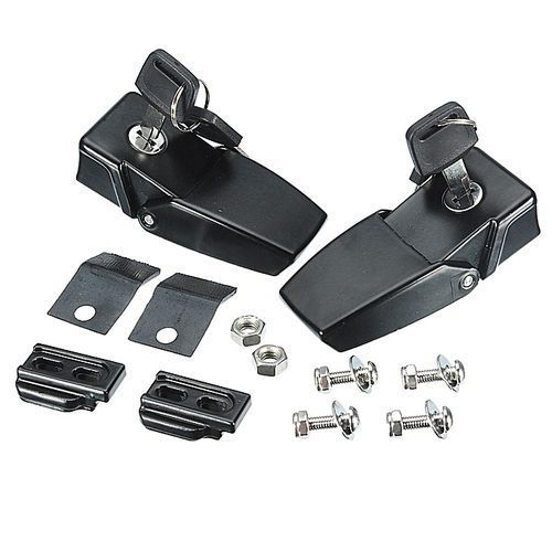 Metal Locking Hood Catch Latches Plastic Cover Fits For 2007-2016 Jeep Wrangler
