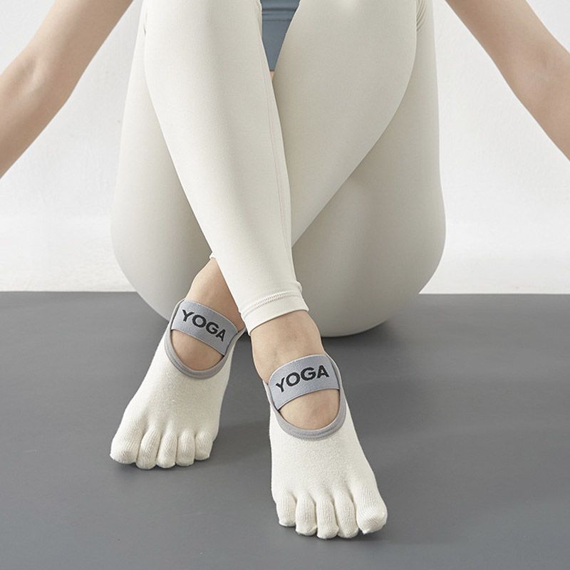Women Five Fingers Dance Socks Yoga Gymnastics Pilates Ballet Socks 6Pairs