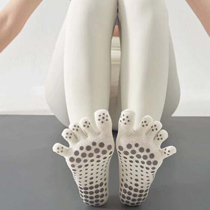 Women Five Fingers Dance Socks Yoga Gymnastics Pilates Ballet Socks 6Pairs