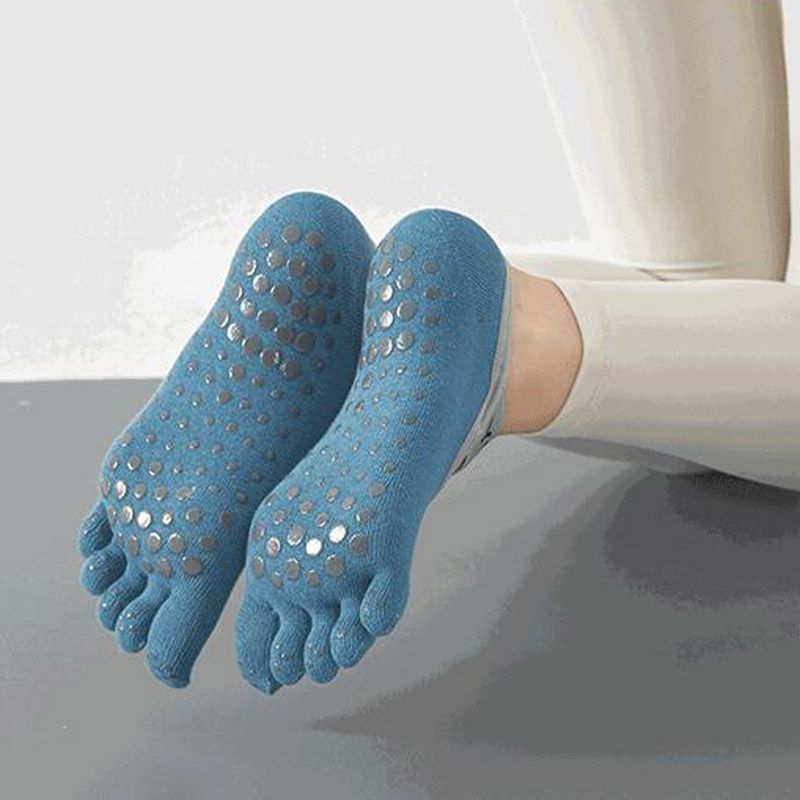 Women Five Fingers Dance Socks Yoga Gymnastics Pilates Ballet Socks 6Pairs